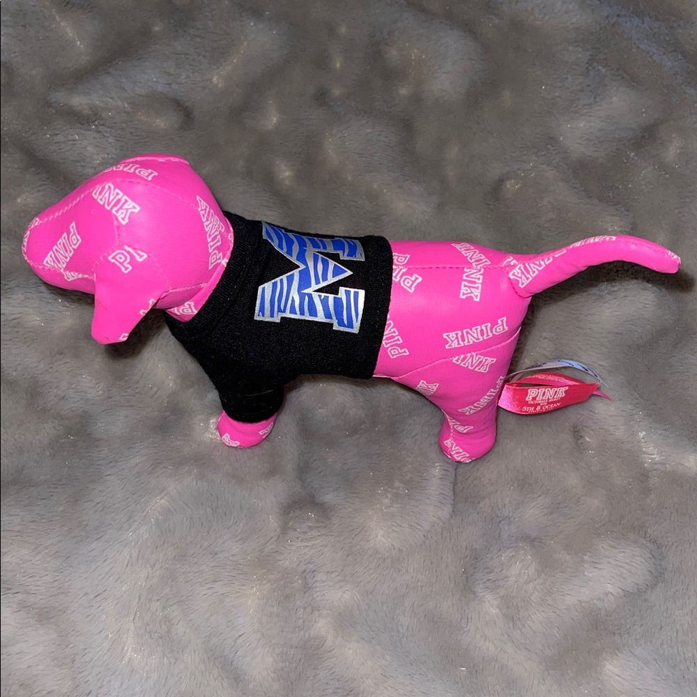 Victoria’s Secret PINK Plush Dog University Of Michigan“M”Shirt Limited Edition